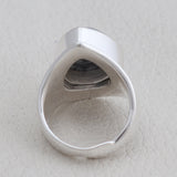 925 Silver Rainbow Moonstone Rings
