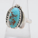 Natural Mexican Turquoise Silver Rings