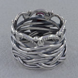 Natural Ruby 925 Sterling Silver Rings