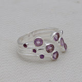 Amethyst Silver Rings