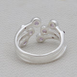 Amethyst Silver Rings
