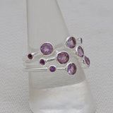 Amethyst Silver Rings