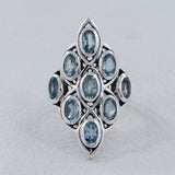 925 Sterling Silver Peridot Rings