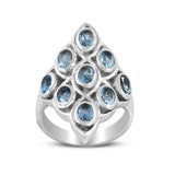 925 Sterling Silver Peridot Rings