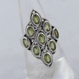 925 Sterling Silver Peridot Rings