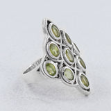 925 Sterling Silver Peridot Rings