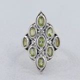 925 Sterling Silver Peridot Rings