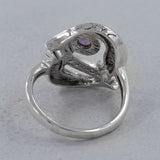 Amethyst Silver Rings