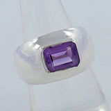 925 Sterling Silver Amethyst Rings