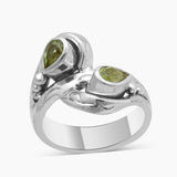 925 Sterling Silver Peridot Rings