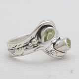 925 Sterling Silver Peridot Rings