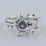 925 Sterling Silver Amethyst Rings