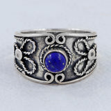Lapis Lazuli Gemstone Sterling Silver Rings