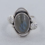 925 Sterling Silver Labradorite Rings
