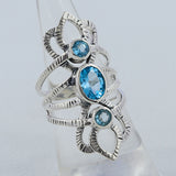 Green Amethyst 925 Sterling Silver Ring