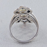 Green Amethyst 925 Sterling Silver Ring