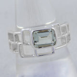 Natural Citrine Silver Rings