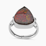 925 Sterling Silver Ammolite Rings