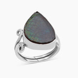 925 Sterling Silver Ammolite Rings