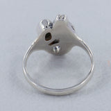 Rainbow Moonstone Silver Ring