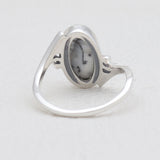 925 Silver Dendritic Opal Rings