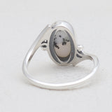 925 Silver Dendritic Opal Rings
