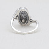 925 Silver Dendritic Opal Rings