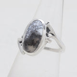 925 Silver Dendritic Opal Rings