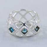 925 Sterling Silver Amethyst Ring