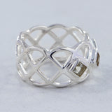 925 Sterling Silver Amethyst Ring