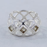 925 Sterling Silver Amethyst Ring