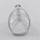 925 Sterling Silver Blue Topaz Ring