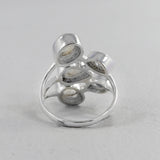 Natural Labradorite Silver Ring