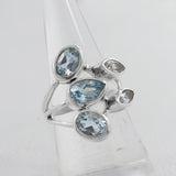 Natural Labradorite Silver Ring