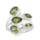 Natural Labradorite Silver Ring