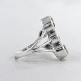 Natural Labradorite Silver Ring