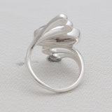 Natural Dendritic Opal Silver Rings
