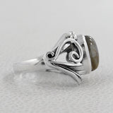 Larimar Silver Rings