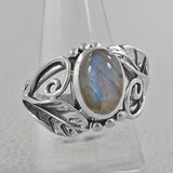 Larimar Silver Rings