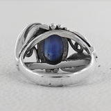 Larimar Silver Rings