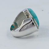 Amazonite Gemstone Ring - 925 Sterling Silver Ring
