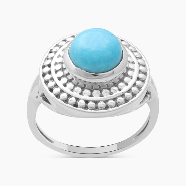 Mexican Turquoise Silver Rings