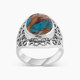 925 Sterling Silver Larimar Rings
