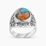 925 Sterling Silver Larimar Rings