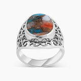 925 Sterling Silver Larimar Rings