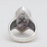 925 Silver Dendritic Opal Rings