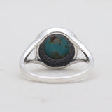 Mexican Turquoise Silver Rings