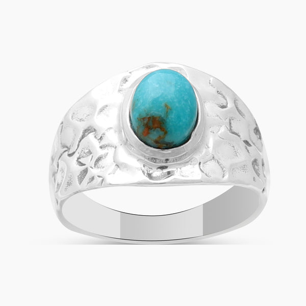 Mexican Turquoise Silver Rings