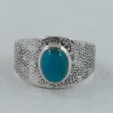 Rainbow Moonstone Silver Ring