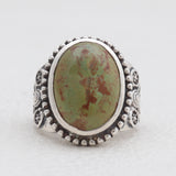 925 Silver Boulder Turquoise Rings